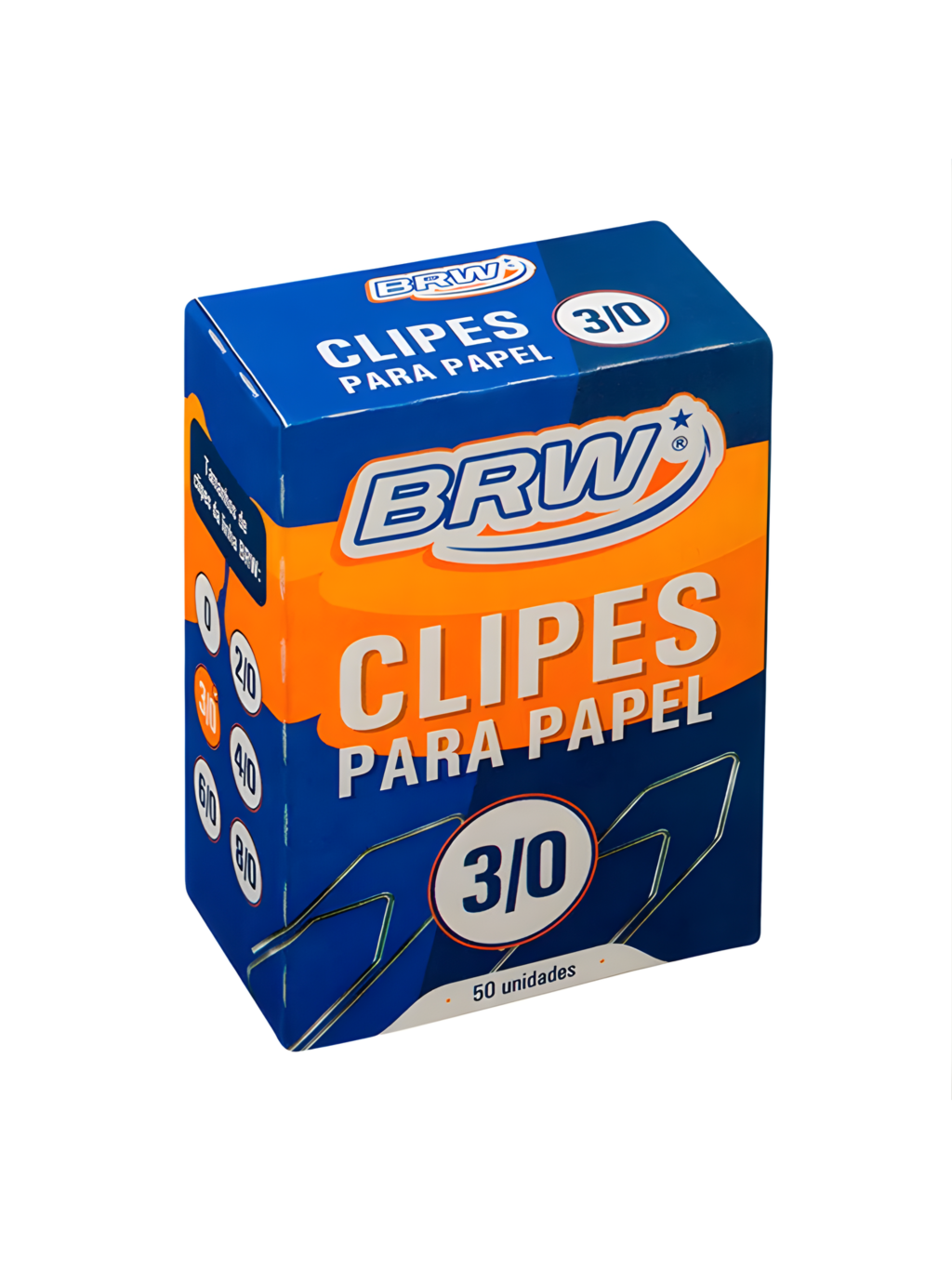 CLIPES PARA PAPEL BRW 3/0 7898675502591 / REF CL5003