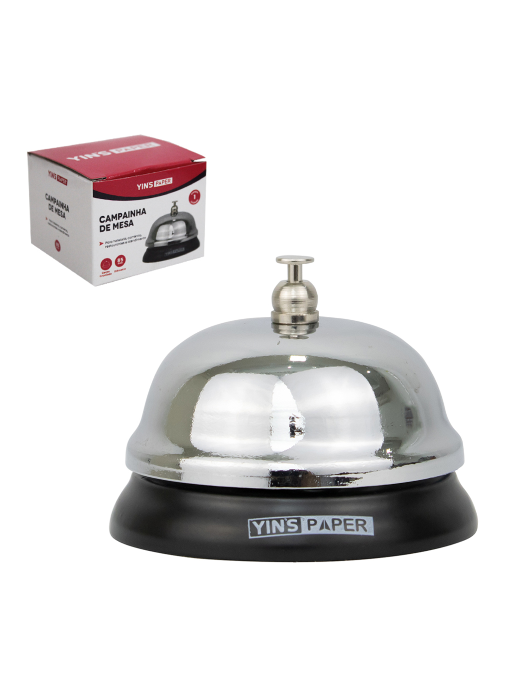 CAMPAINHA DE MESA 60MM 7899806989335 / REF YP7097