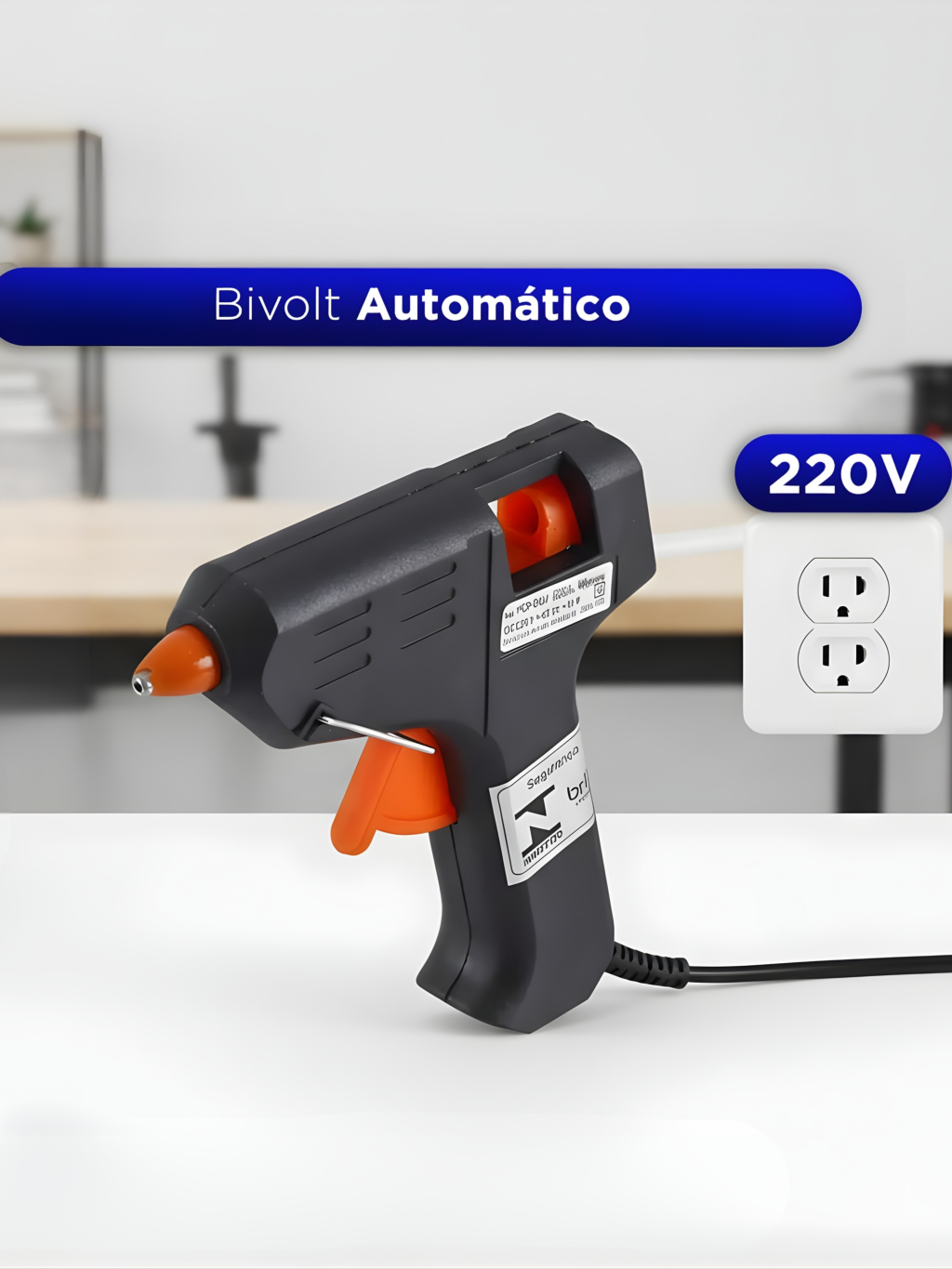 PISTOLA DE COLA QUENTE 25W 7908148587366 / REF 98736
