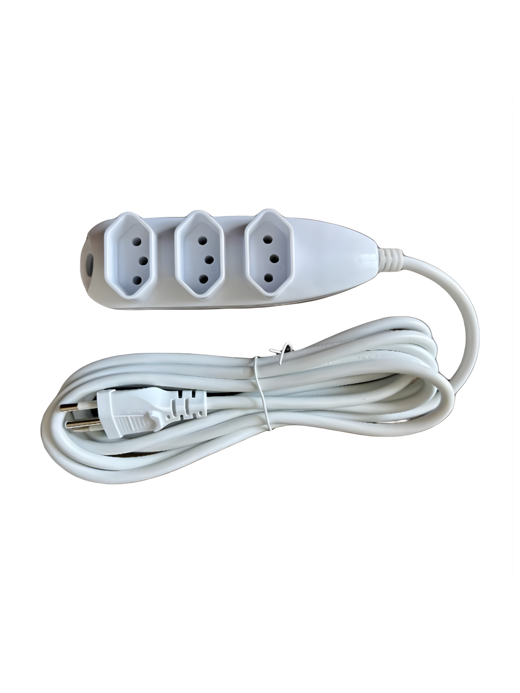 EXTENSÃO ELÉTRICA C/3 TOMADAS 5M BRANCA INTECH 7908683900729 / REF YP8104