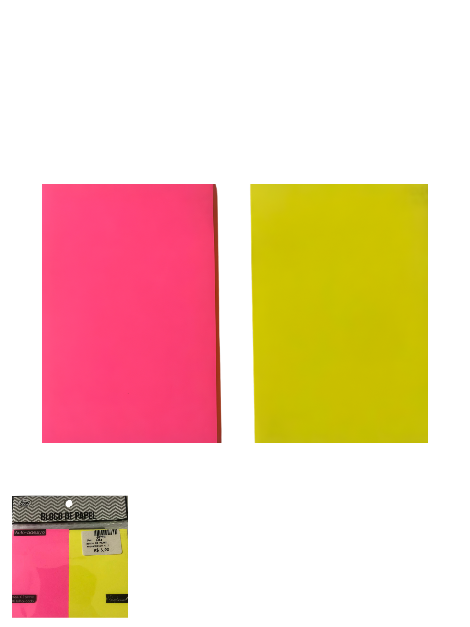 BLOCO DE PAPEL AUTOADESIVO C/2 PEÇAS POST'IT 7899866296824 / REF DT5224