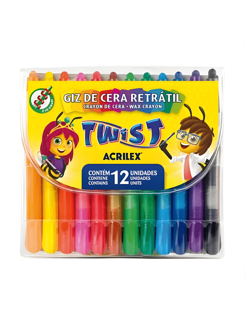 GIZ DE CERA TWIST RETRATIL 7891153098234 / REF 09010
