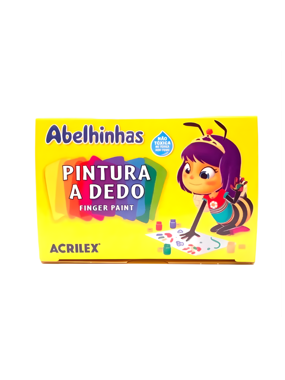 PINTURA A DEDO CONJUNTO C/6 CORES 15ML 7891153028958 / REF 11315