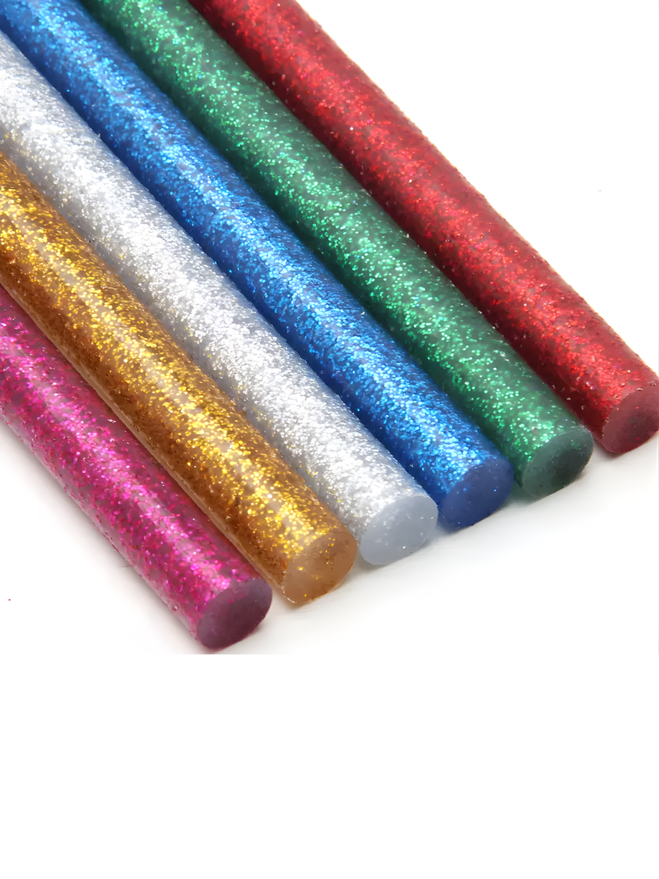 BASTÃO DE COLA QUENTE GLITTER  C/6 UND - GROSSO 7898675509552