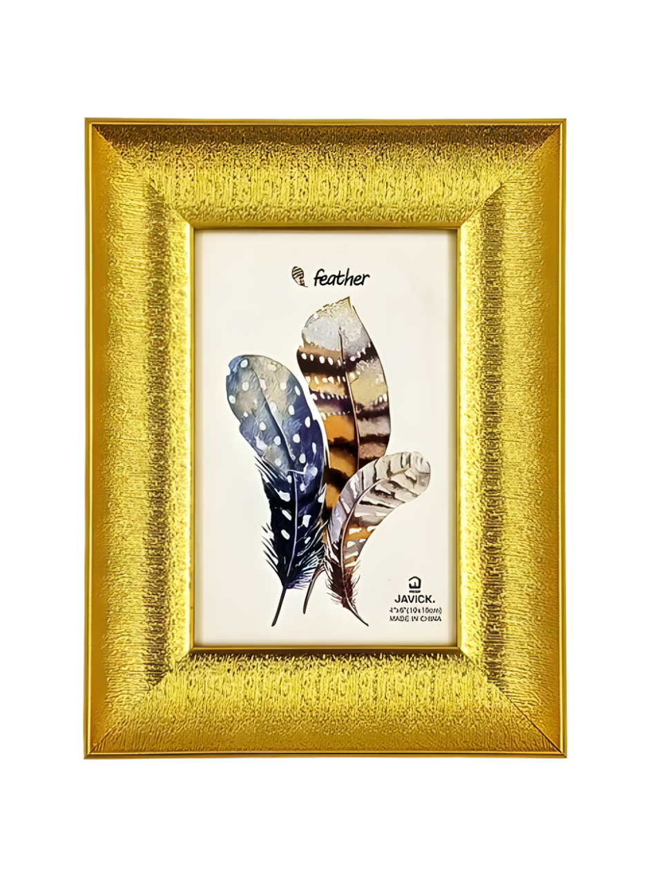 PORTA RETRATO PLASTICO DOURADO 10CM X 15CM 7908501707769 / REF P50091