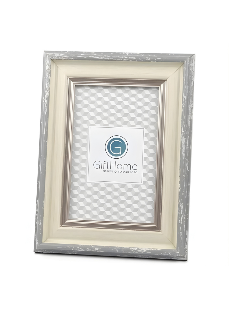 PORTA RETRATO PLASTICO/VIDRO/MDF 10CM X 15CM 7908323348577 / REF DFO120