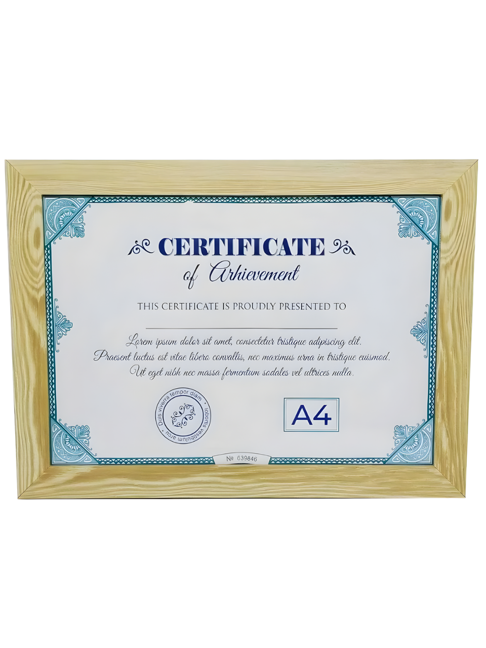 PORTA CERTIFICADO/DIPLOMA A4 21CM X 29CM 5702051052414 / REF SXBT5241