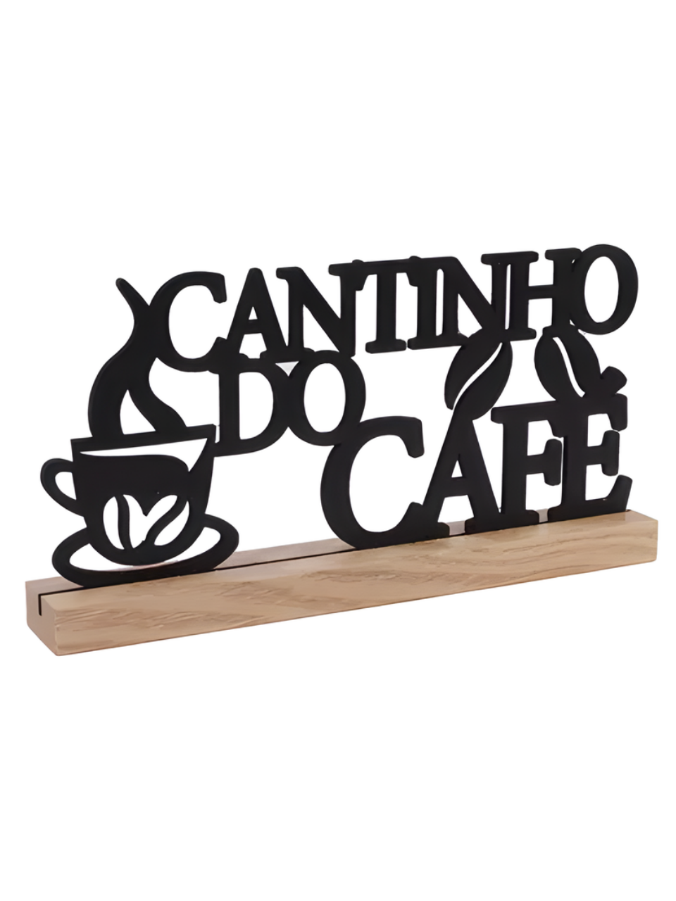 ENFEITE DE MADEIRA PARA O CANTINHO DO CAFÉ 7908148516021 / REF 1602
