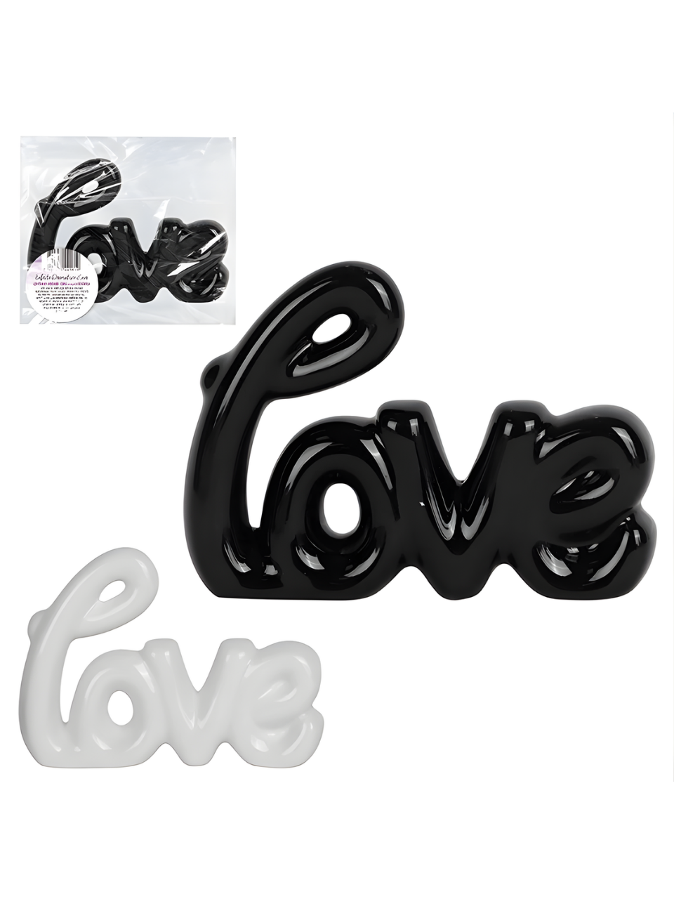 ENFEITE DECORATIVO LOVE 7899658440619 / REF ZUN2035