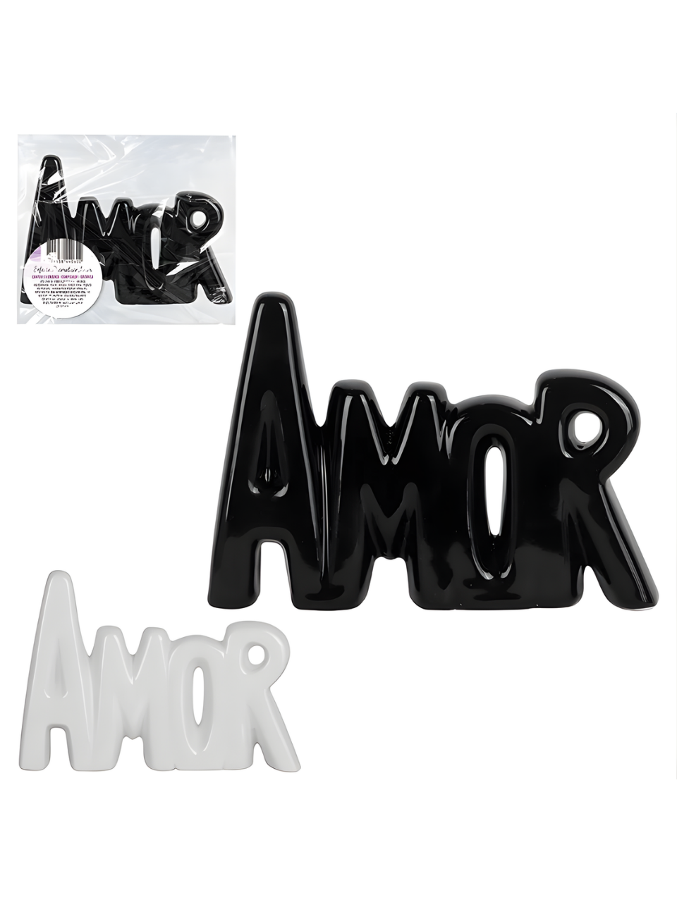 ENFEITE DECORATIVO AMOR 7899658440602 / REF ZUN2034