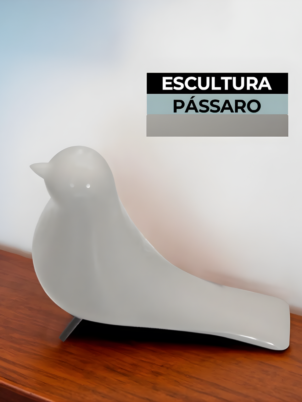 ESTATUA PASSARO B CERAMICA 7908169010256 / REF CB1609