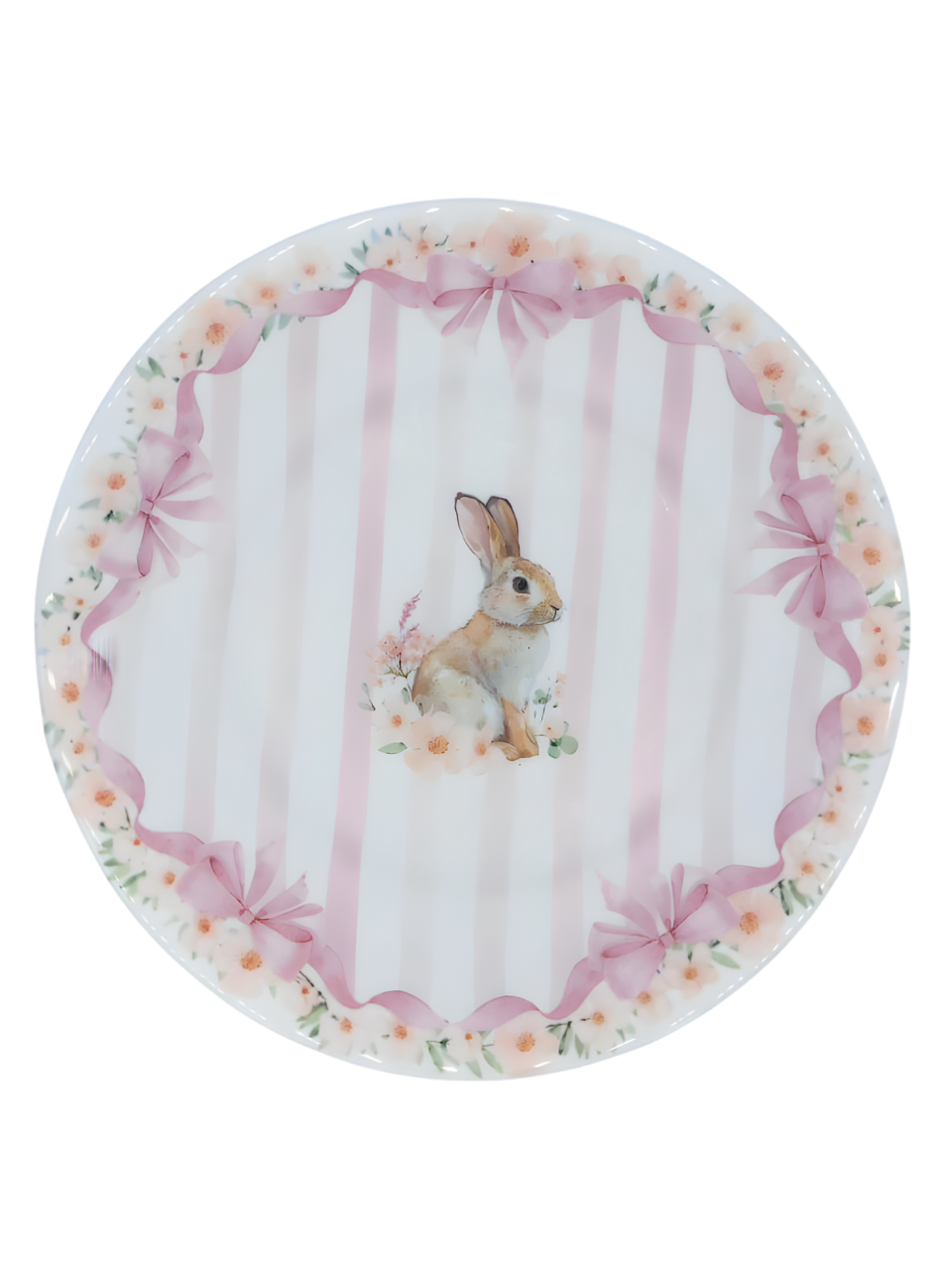 PRATO RASO VIDRO OPALINO CANDY ( ROSA ) 7890880901824 / REF 67940