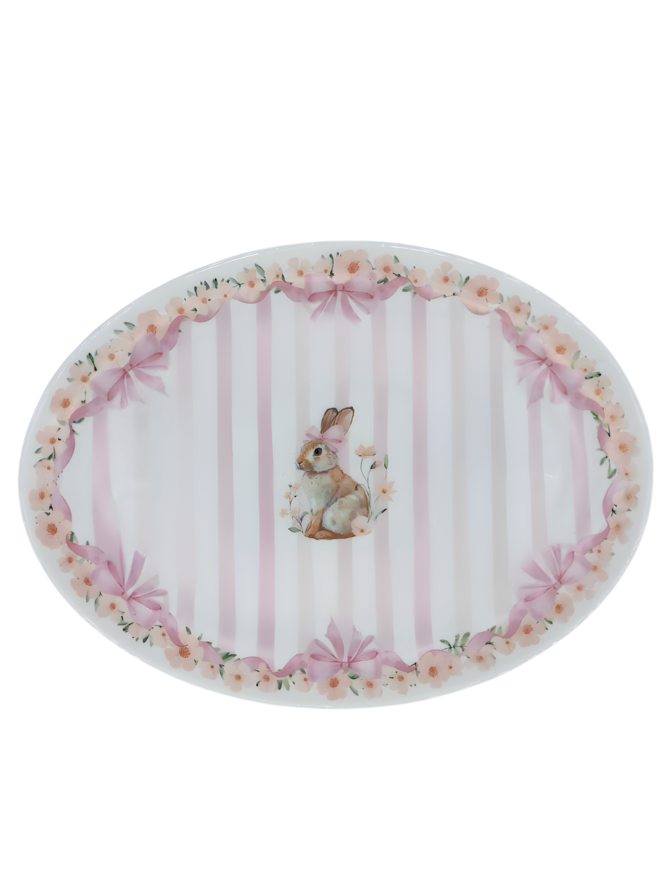 TRAVESSA OVAL VIDRO OPALINO CANDY ( ROSA ) 7890880902227 / REF 67946