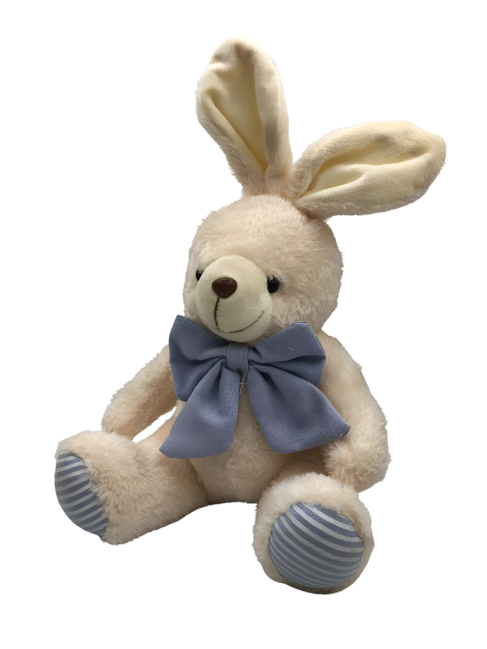 BONECO COELHO DE PELUCIA (AZUL BRANCO) 20CM 7890880735887 