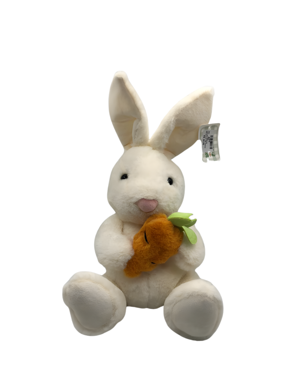 COELHO DE PASCOA ENFEITE DECORATIVO (BRANCO) 38CM 7908870413612 / REF 67976