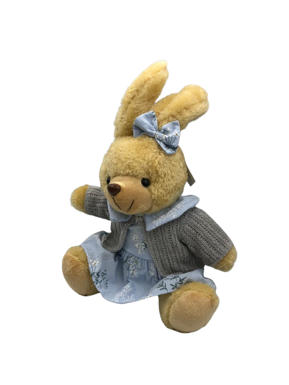 BONECO COELHO PELUCIA (CINZA AZUL) 20CM 7890880735856 / REF 67966
