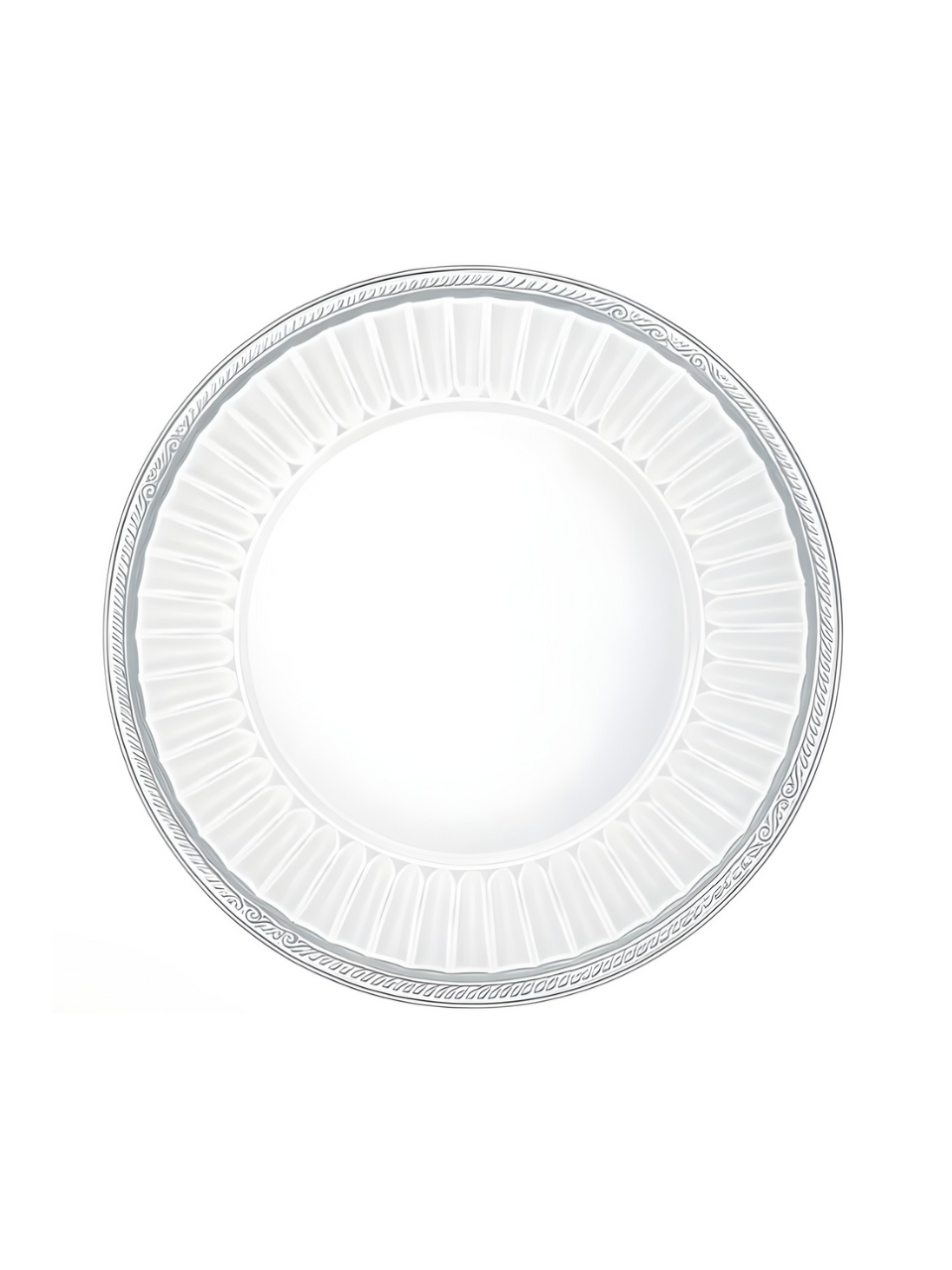 PRATO PARA SOBREMESA DE CRISTAL ECOLOGICO IMPERIAL 19.5CM 7899768049801 / REF 57549