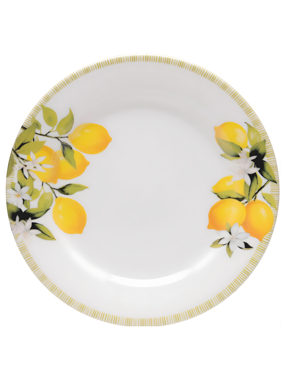 PRATO RASO SICILIANO CERÂMICA LYOR 24CM 7908122221705 / REF 68018
