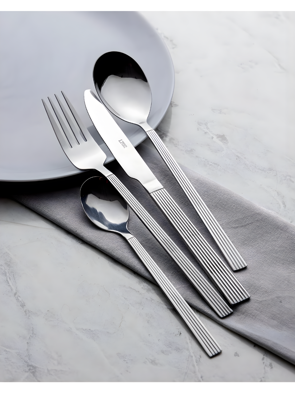 FAQUEIRO C/16 PCS AÇO INOX ATHENAS 7908122200601