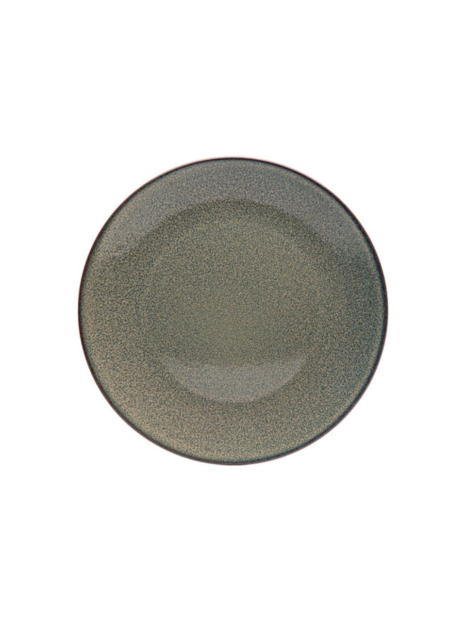 PRATO PARA SOBREMESA DE CERAMICA MUSK VERDE 20CM 7895730182262 