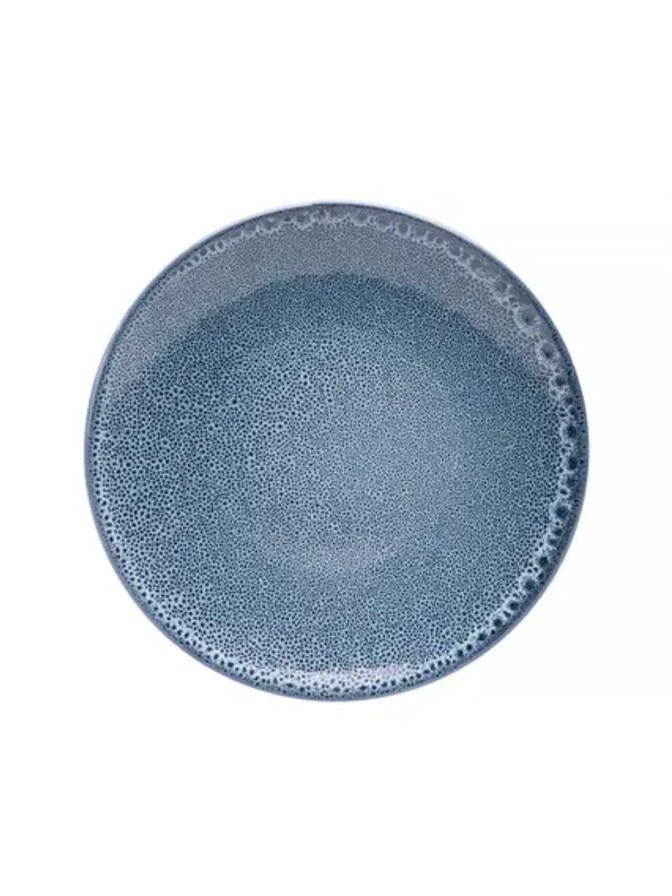 PRATO PARA SOBREMESA DE CERAMICA MARINE AZUL 20CM 7895730182316
