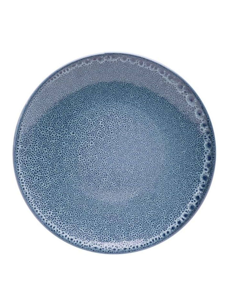 PRATO RASO DE CERAMICA MARINE AZUL 25CM 7895730182309