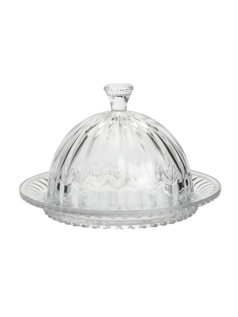 QUEIJEIRA DE CRISTAL DE CHUMBO C/TAMPA RENAISSANCE LYOR 20CM 59709 / REF 7403