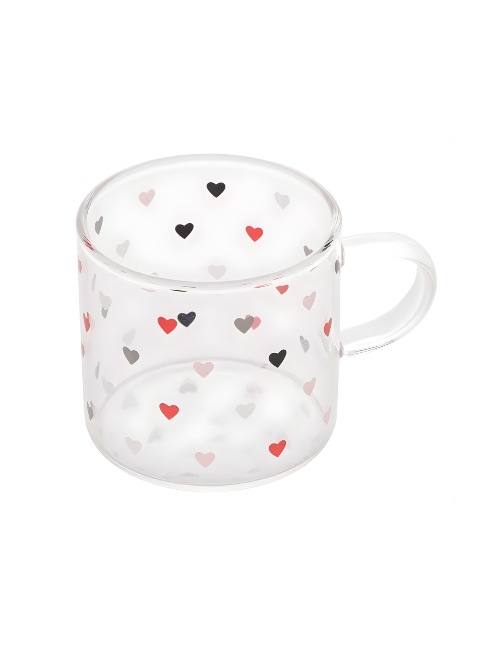 CANECA DE VIDRO RESISTENTE A CALOR LOVE 125ML 54667 / REF 1910
