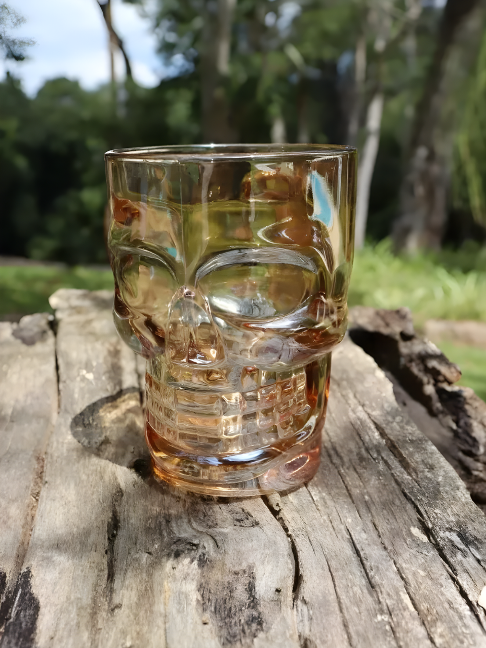 CANECA CAVEIRA STYLE 520ML DOURADA 7899931506902 / REF D0509