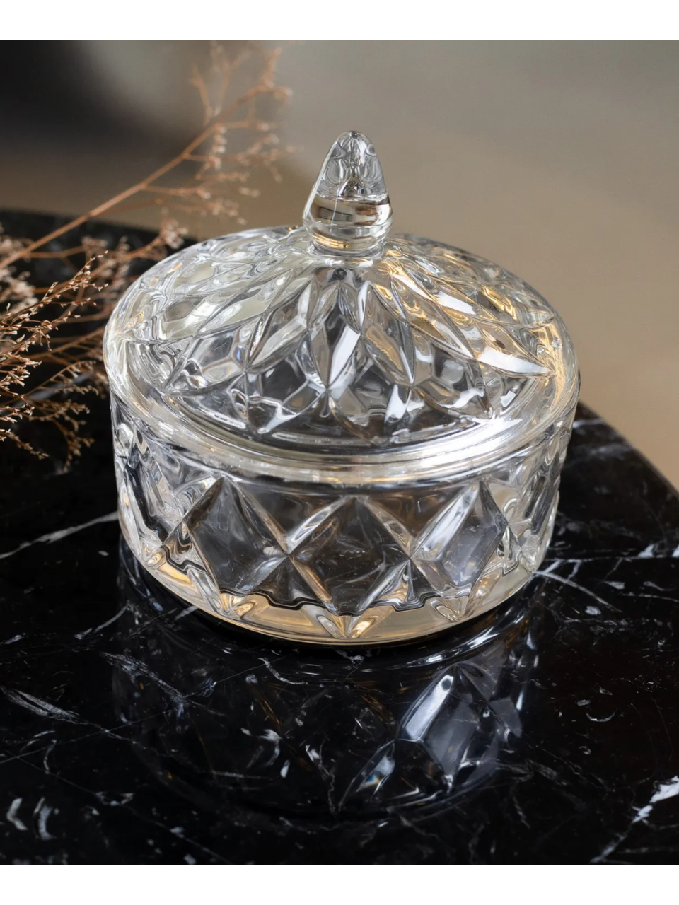 POTICHE DE CRISTAL DELI DIAMOND 60406 / REF 5431