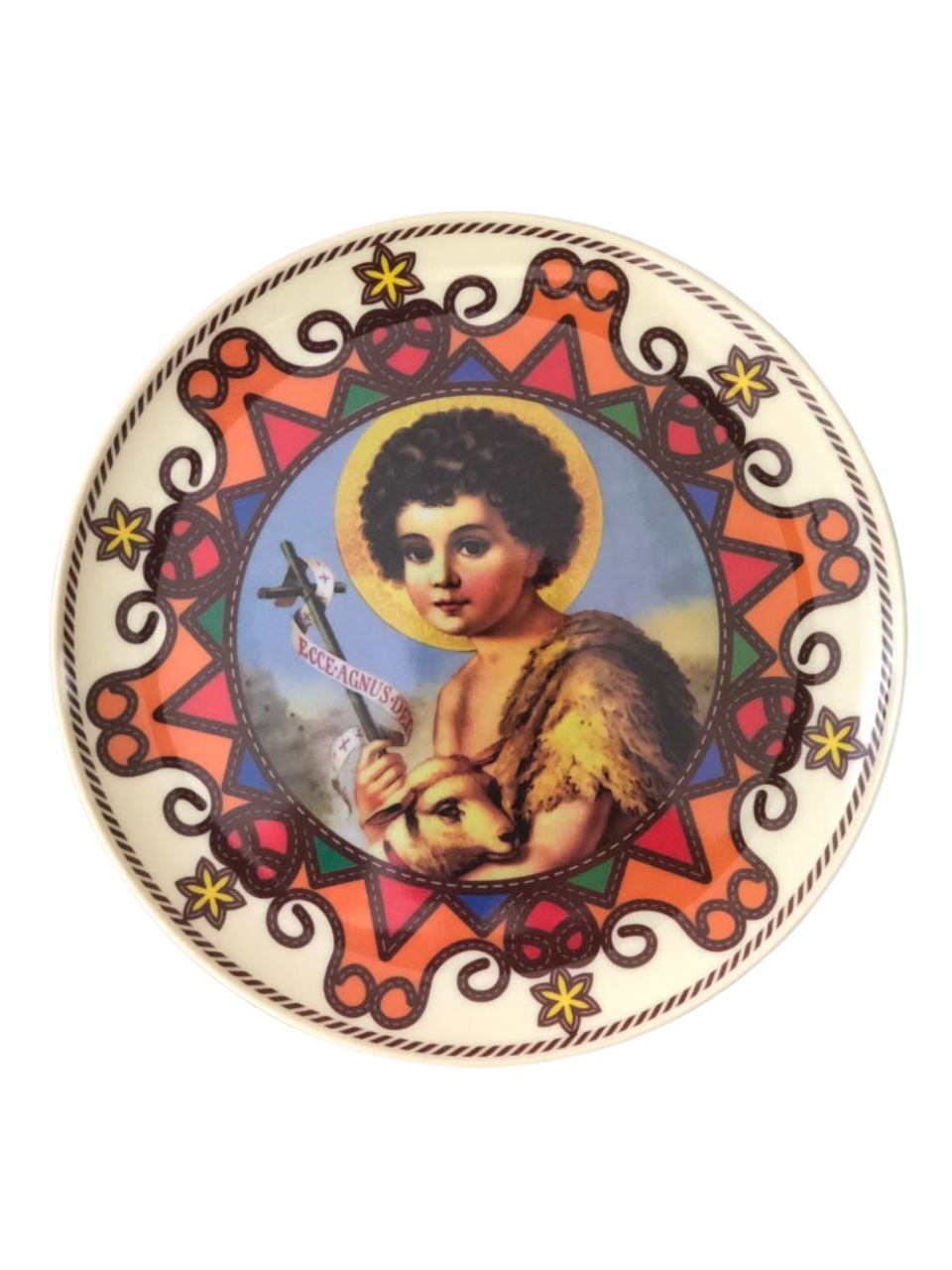 PRATO MELAMINA SÃO JOÃO SOBREMESA 20CM 7890880699035 