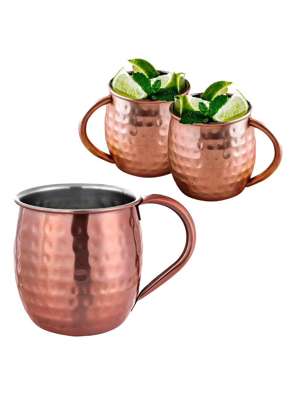 CANECA MOSCOW MULE INOX COBRE MARTELADO 520ML 7899850329200 / REF CK3602