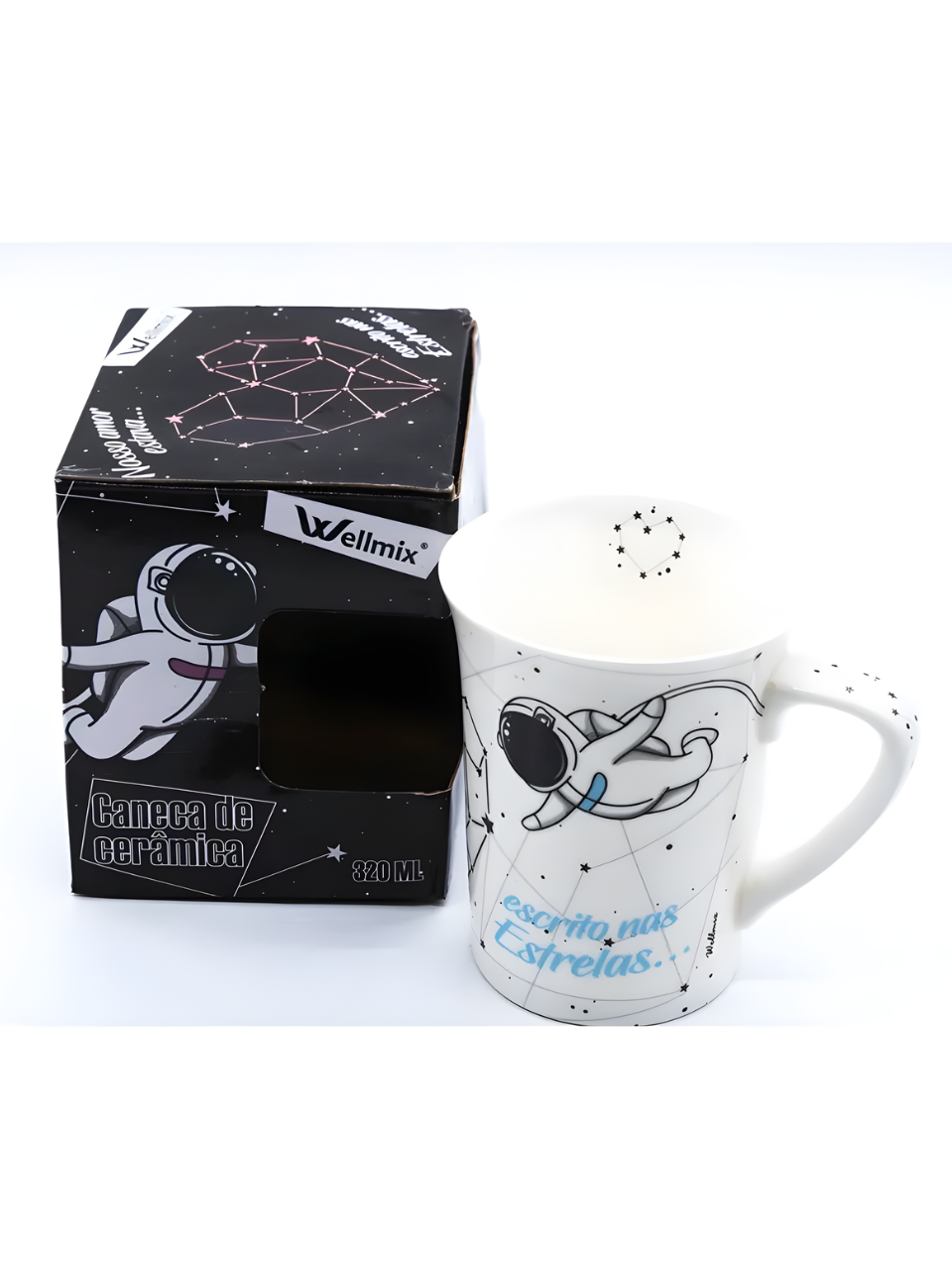 CANECA CERAMICA MUDDY LOVE SPACE 7899527143559 / REF 817 