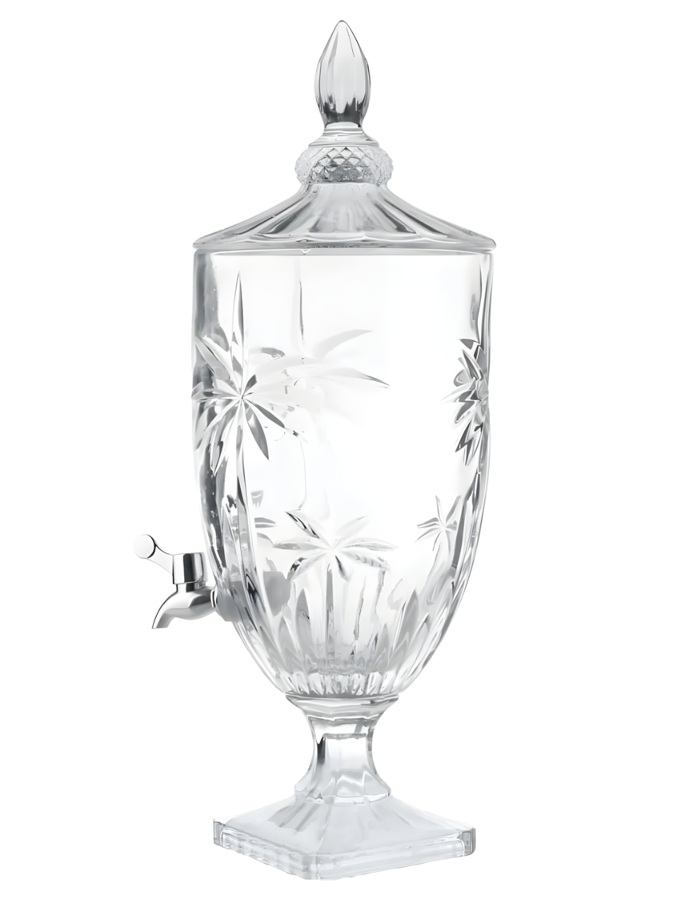 DISPENSER/SUQUEIRA CRISTAL ECOLOGICO C/PE E TAMPA PALM TREE 4L 63090 