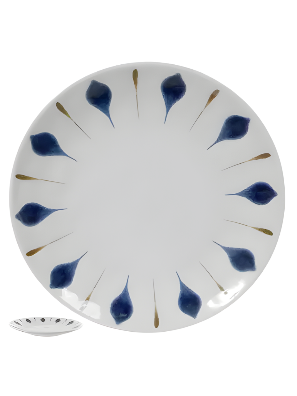 PRATO SOBREMESA MAHALO ( BRANCO ) 23CM 7890880779522 