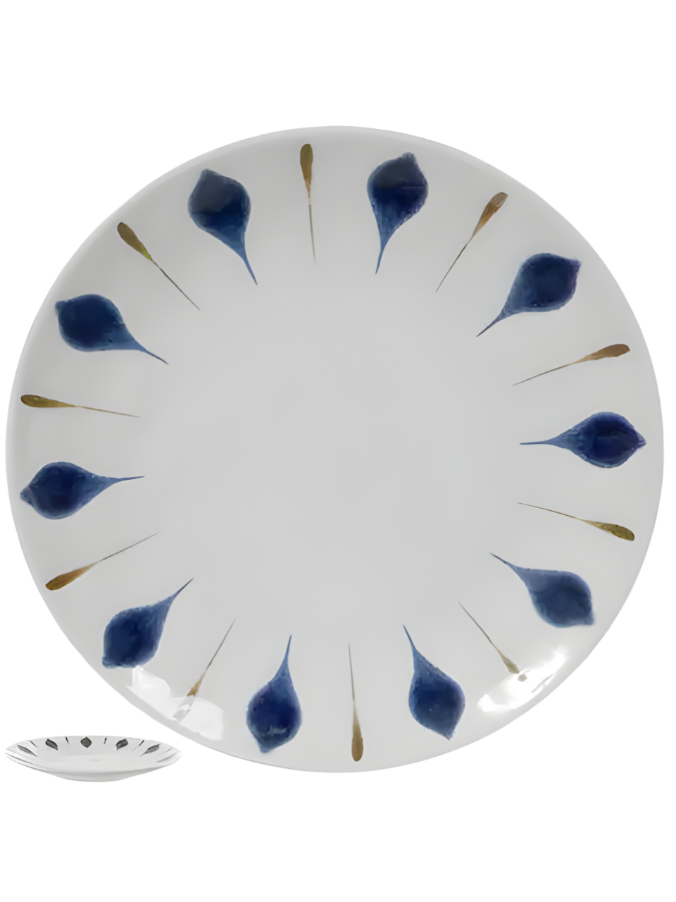 PRATO RASO MAHALO MELAMINA 28CM ( BRANCO ) 7890880779539