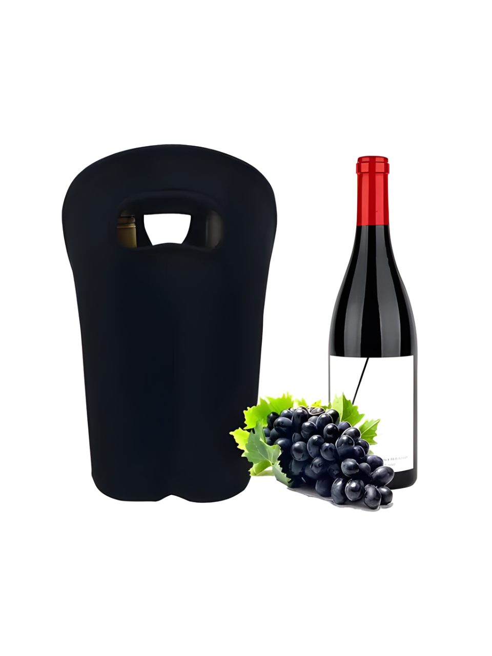 PORTA 2 GARRAFAS TERMICAS EM NEOPRENE P/GARRAFA DE VINHO LYOR  7899768028127
