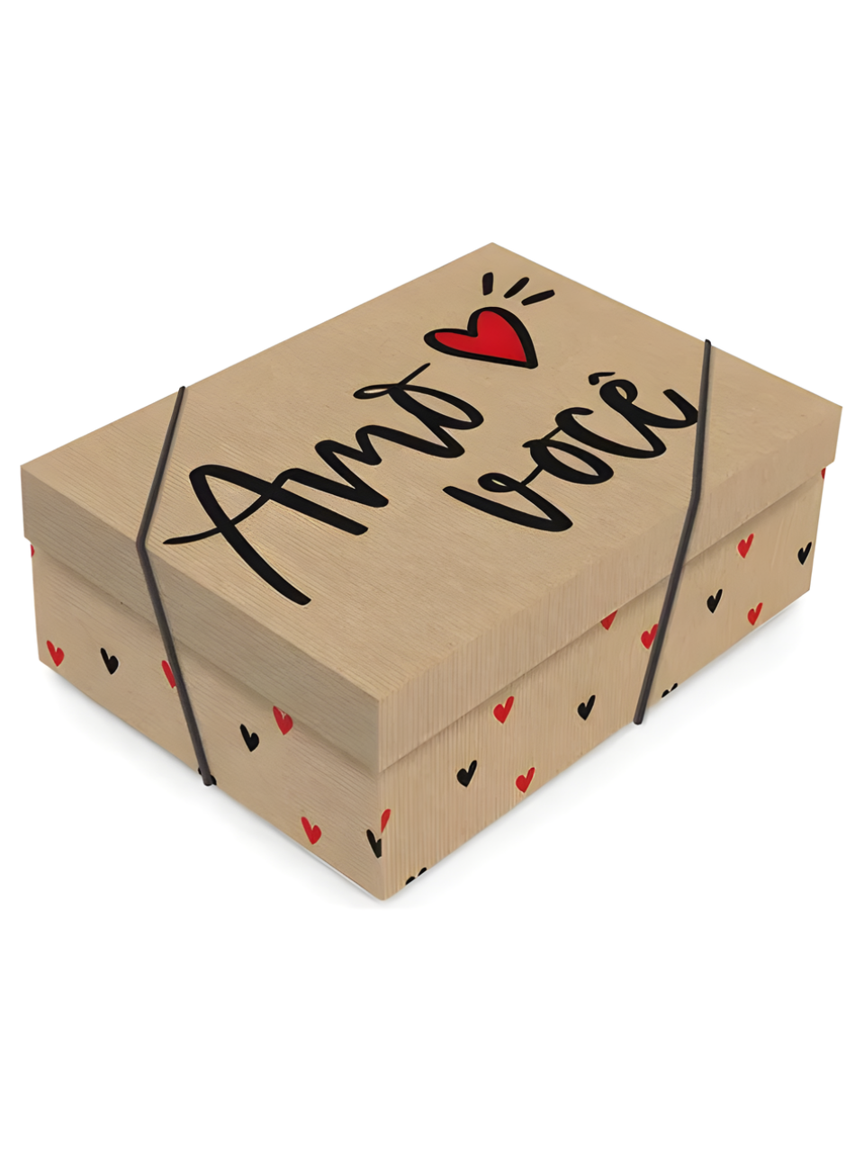 EMBALAGEM C/TAMPA AMO VOCÊ G 46CM X 33CM X 14CM 7899363182842