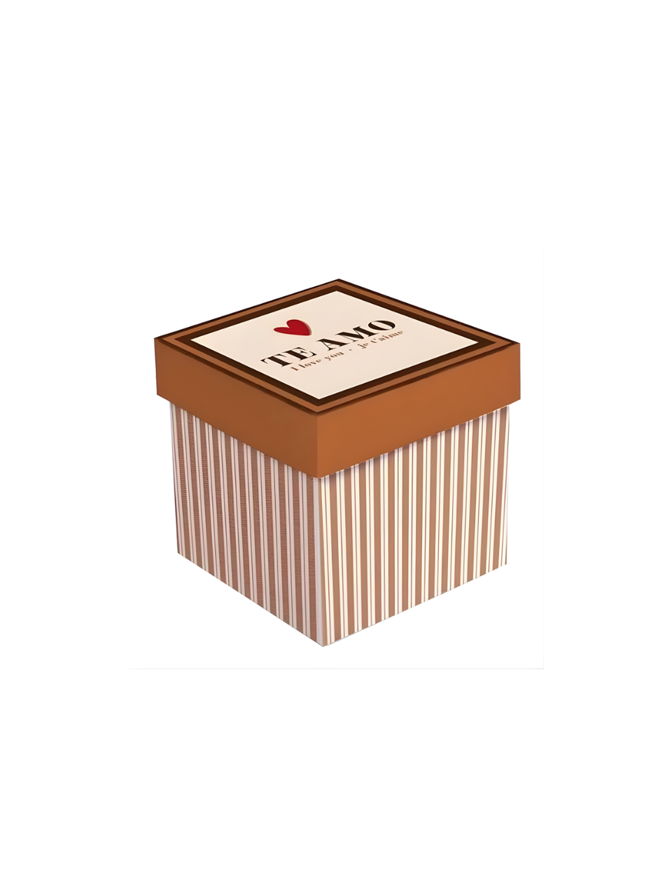CAIXA CUBO L AMOUR P 13CM X 13CM X 13CM 7899023416904