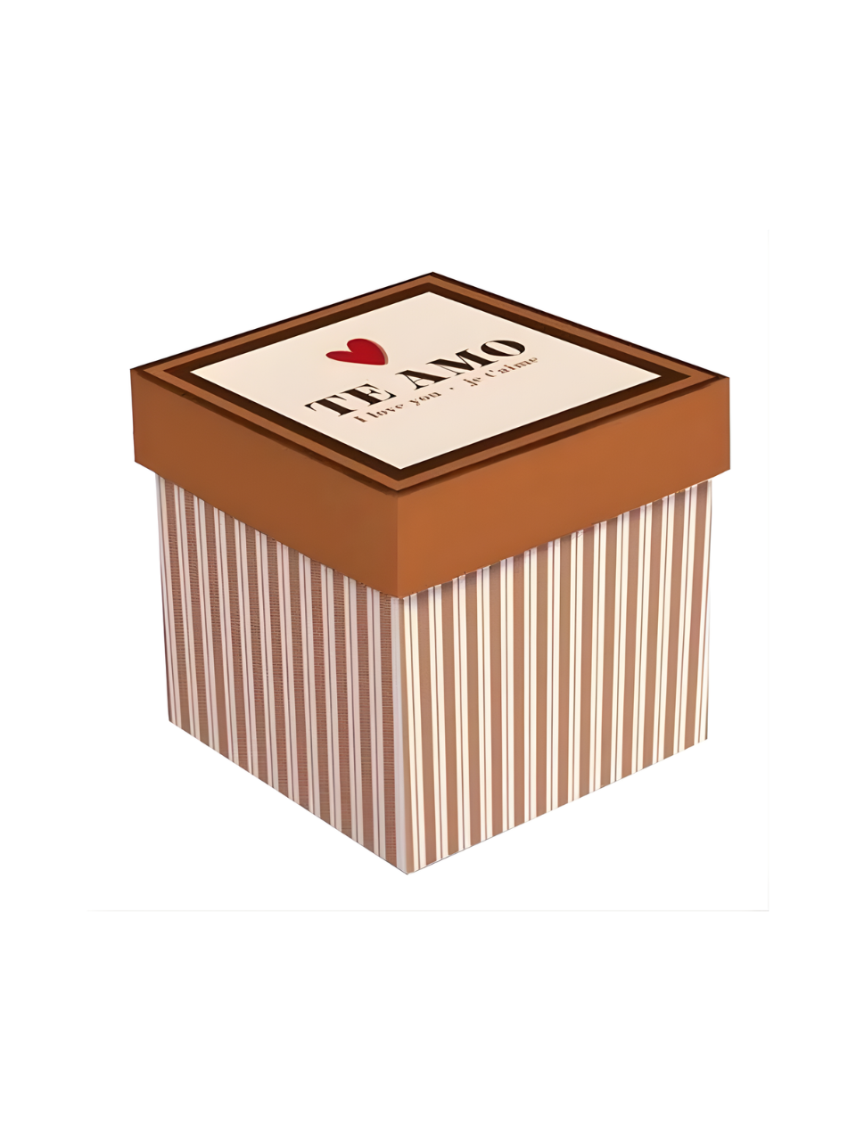 CAIXA CUBO L AMOUR 15CM X 15CM X 15CM 7899023416928