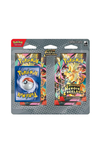 JGS BRINQ CARTON - POKEMON - ME02.5 - BLISTER QUADRUPLO - HEROIS EXCELSOS - CERTIFICADO FSC - 196214150348 REF 0057