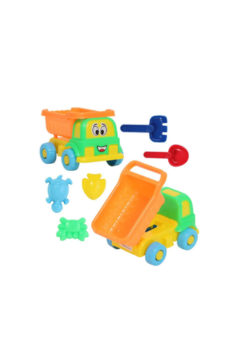 CAMINHAO CACAMBA COM ACESSORIOS DE PRAIA  - 7898732148731 REF JR0995T