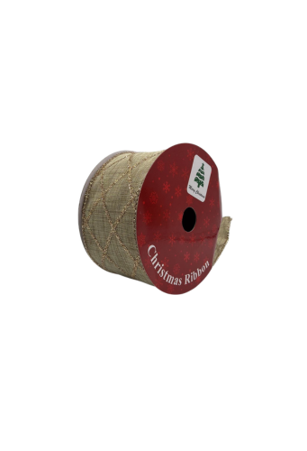 FITA NATALINA ARAMADA 9,14M X 6,3CM - 7891146132105 REF 13210 
