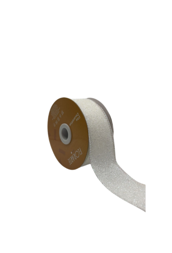 FITA ARAMADA GLITTER C/COSTURA (IRIDESCENTE) 3,8cmX9,14m (FLORARTE) Vol. 1 a 7,24 a 26 - 7890880851457 REF 93850-007