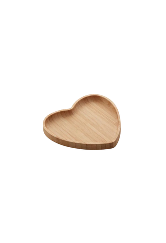 BANDEJA DE BAMBU HEART 17x16,5x1,5cm - 7899768013567 REF RWL0899