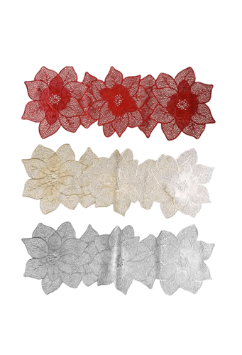  TRILHO DE MESA OBJETO DECORATIVO DE NATAL - 7899183965304 REF CMX0003 
