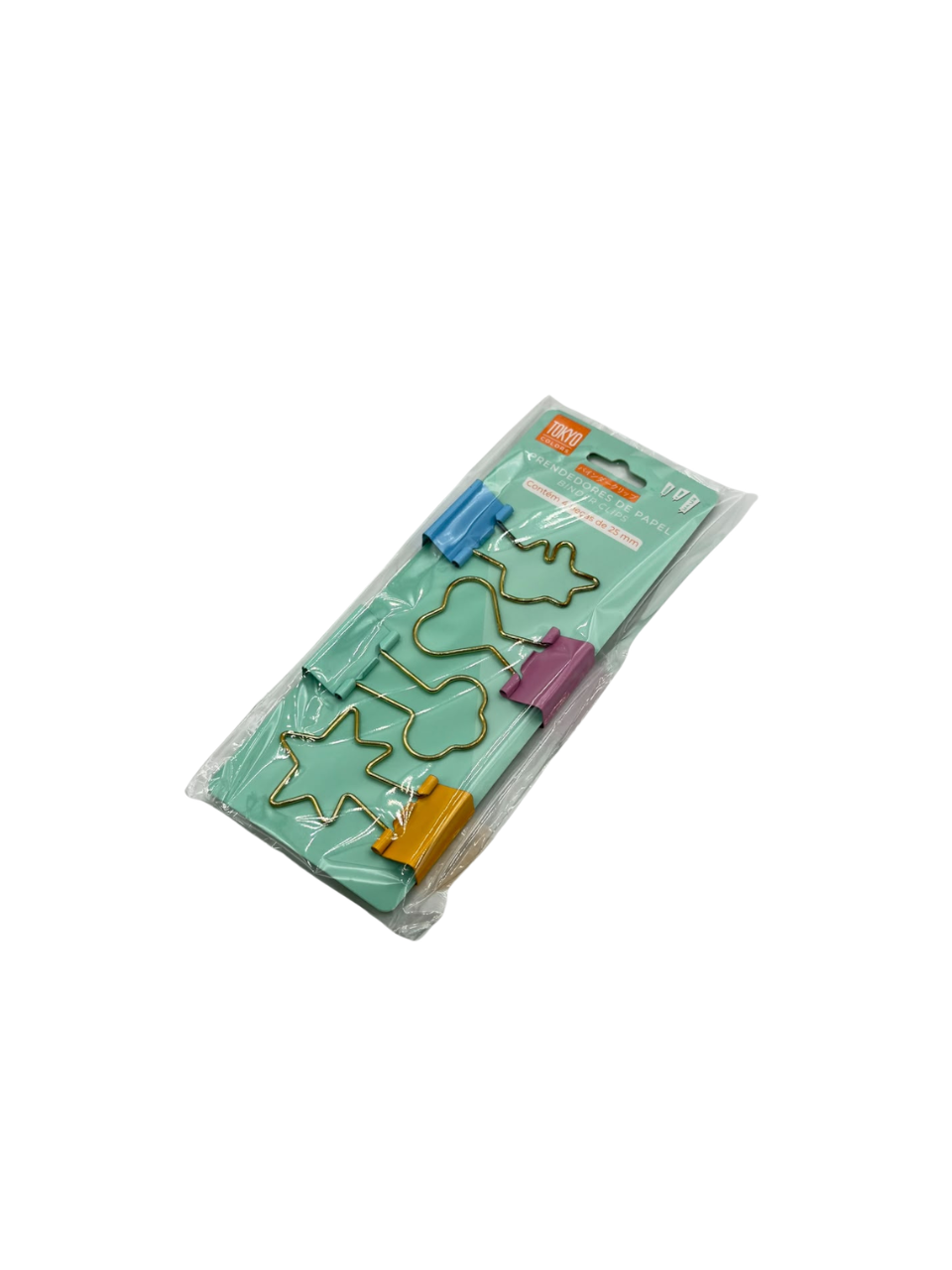  PRENDEDOR DE PAPEL DE METAL FERRO -7899183998401  REF CLP0023 