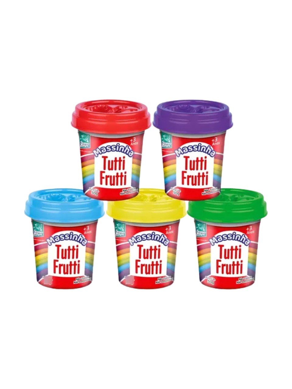 BRINQUEDO DISPLAY MASSINHA TUTTI FRUTTI 115G -7898395335899 REF 589