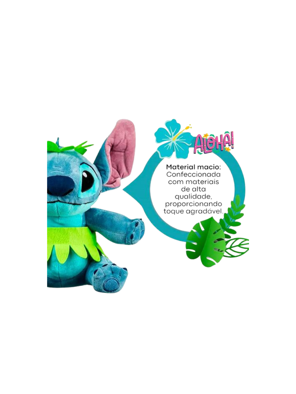 PELUCIA STITCH HULA C MECANISMO - 7908685693988 REF BR2199