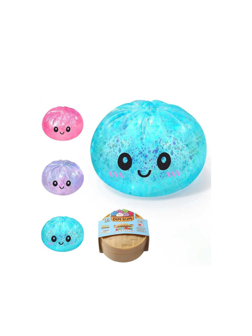 BRINQUEDO BOLA SQUISHY - COM LUZ